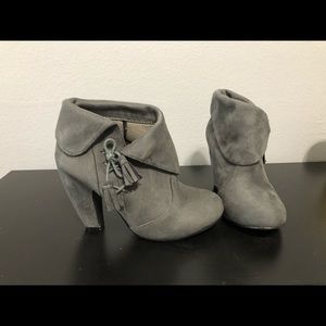Cute grey booties